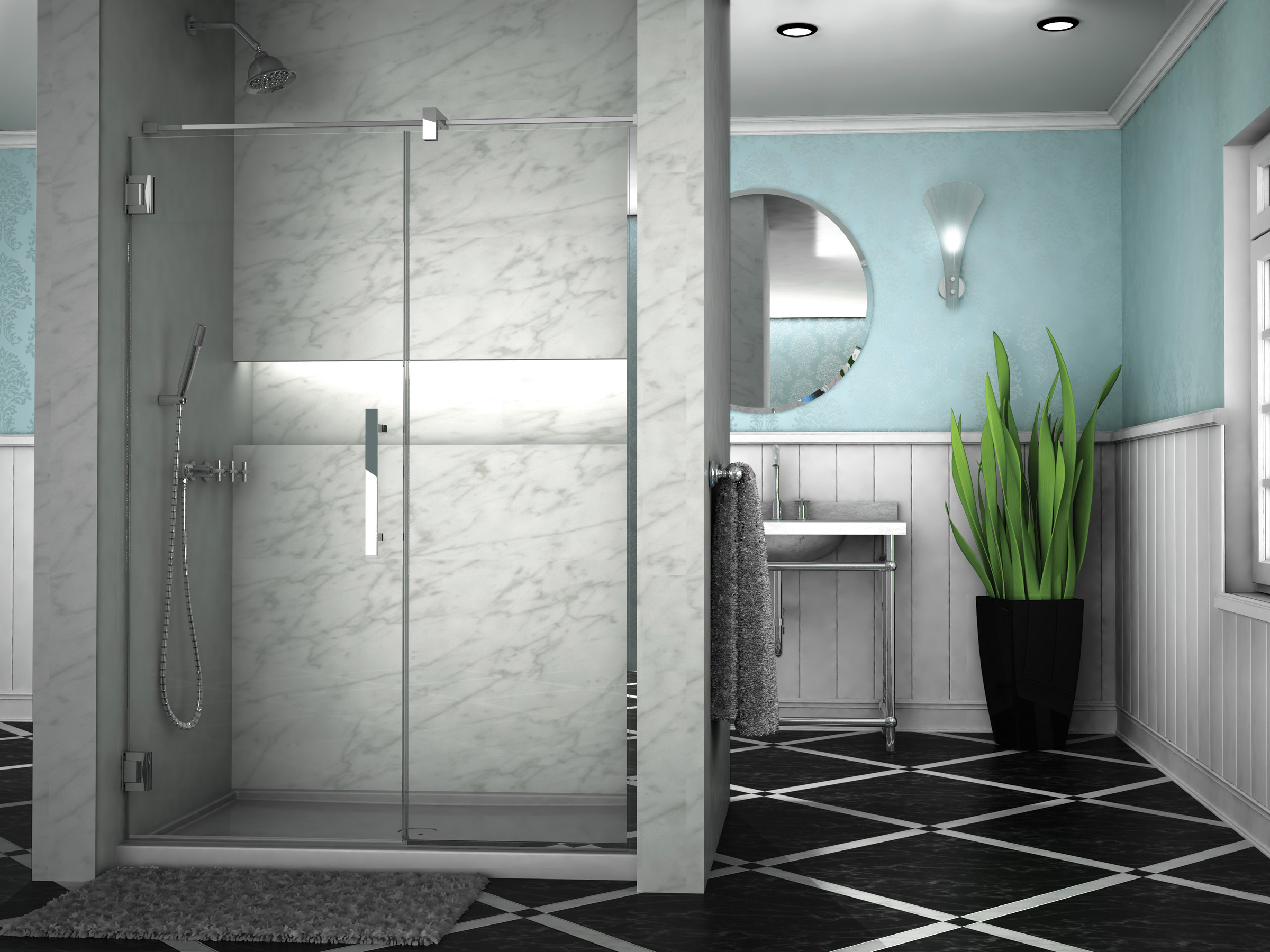 4 Most Popular Types of Glass Shower Doors - WorthvieW