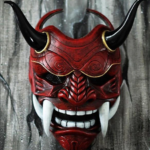 Oni Masks Popular in Japanese Festival